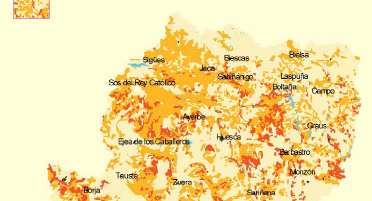 Mapa de Estados Erosivos de Aragón