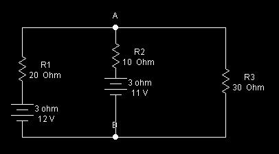 OPCIÓN A EJERCICIO 1A Dado el circuito de la figura: a) Calcular el valor de las intensidades ene todas las ramas, así como indicar en el gráfico su sentido. (1.