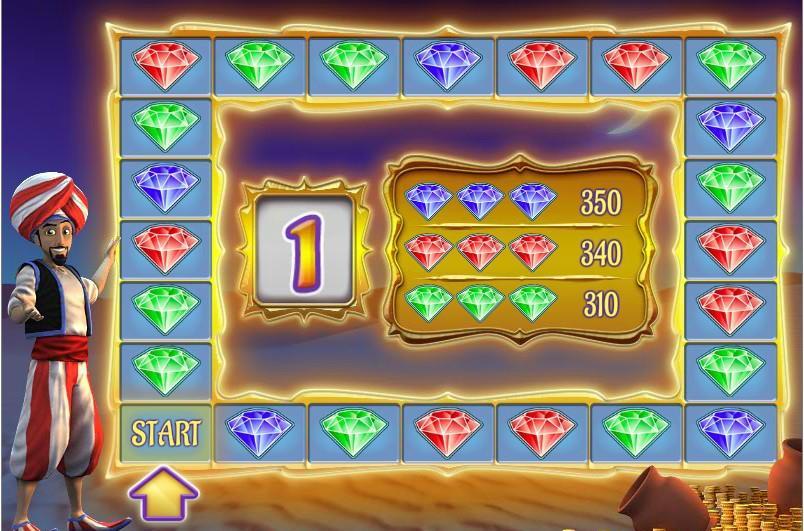 3.1. Diamantes El jugador irá pulsando play y avanzando en un tablero.