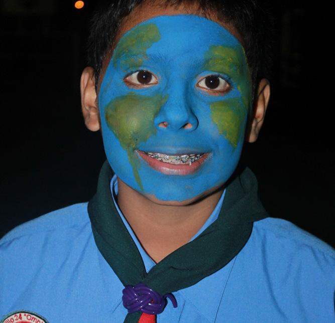 y el Grupo Scout Trujillo 24 estuvo presente en este importante gesto simbólico de la lucha contra el cambio climático.