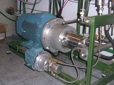 B. Pump Pump Positive displacement pump ( 9 pistons) Water self-lubricated Maximum pressure: 160