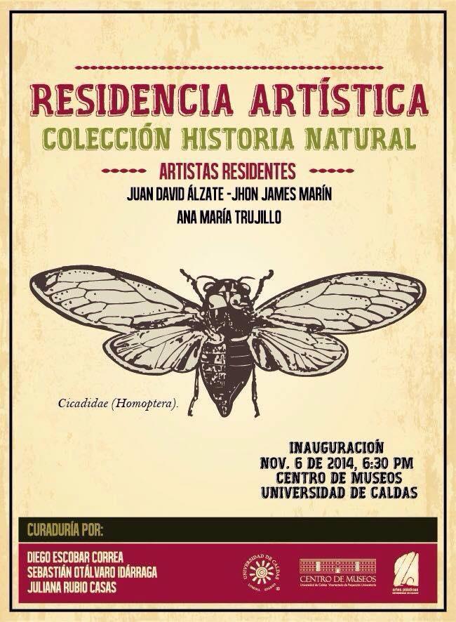2014 Residencia artística: Colección de historia natural.