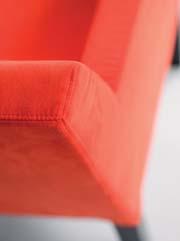 MANU 03 Couch Kleine gepolsterte Couch mit Armlehnen, abnehmbarer Bezug, zu