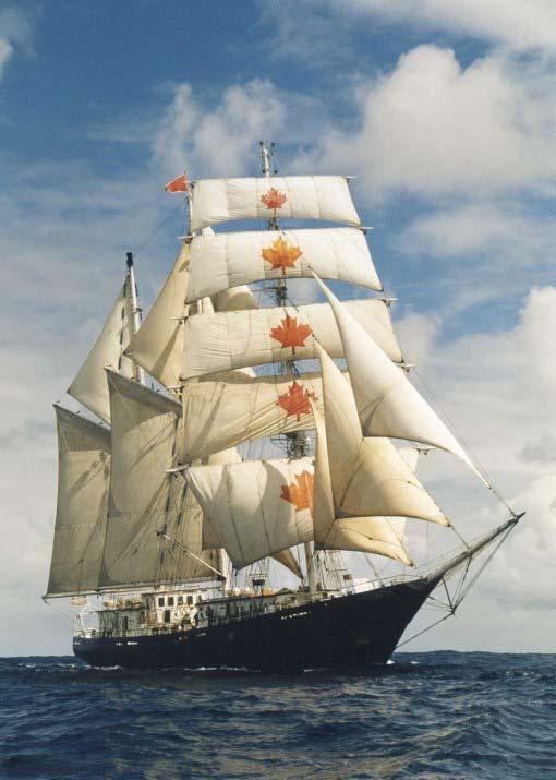Pero hubo un barco que no iba a sobrevivir a esa tormenta. El Concordia era un buque escuela canadiense perteneciente a una academia que da clases de navegación a jóvenes universitarios.