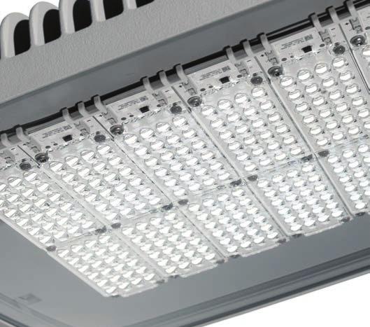 La principal diferencia son los LEDs de media potencia. MidFlex TM Aprovecha la madurez de los LEDs de potencia media para aplicaciones profesionales.