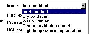 En caso contrario, podemos introducir el parámetro Final oxide thickness : de este modo fijamos el grosor de la capa de oxidación, por lo que no va a tener en cuente el tiempo que este puesto en el