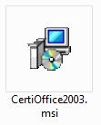 Página: Página 2 de 14 Figura No. 1 Instalador CertiMail 2. Para iniciar el proceso de instalación es necesario que de doble clic sobre el instalador de CertiMail (CertiOffice03.