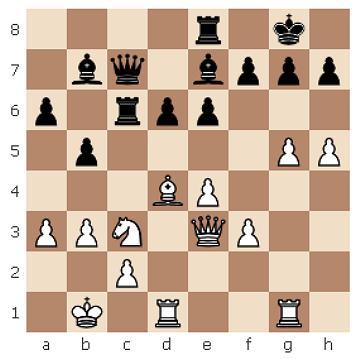 O site do Xadrez - 9/9 21.Cd5!! A cambio de este sacrificio de caballo, la posición negra saltará por los aires como un castillo de naipes. 21 exd5 22.exd5 Txc2 23.g6 hxg6 24.hxg6 Tf8 25.