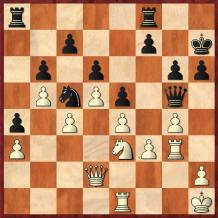 Th8 27.Cd3 para cambiar el caballo negro, que al tener mejores casillas a su disposición, es una pieza más fuerte que el de las blancas.] 24...Cc5 25.