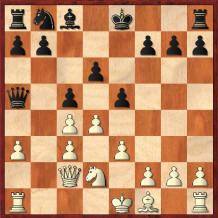 Cxd2 9.Cxd2 d6 [Botvinnik recomendó otra forma de preparar el avance...e6-e7 mediante 9...cxd4 10.cxd4 Cc6 11.e3 e5] 10.e3 e5 [10...Cc6 era mejor.