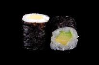 Maki (8 ud.) Maguro (tonyina) Rotlle d'arròs amb tonyina embolicat en alga nori. Sake (salmó) Rotlle d'arròs amb salmó embolicat en alga nori.