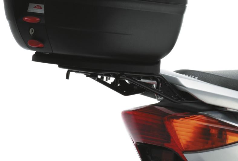 topcase Cygnus X Mayor capacidad para el equipaje Diseñada para montar los topcase de Yamaha Especialmente diseñado