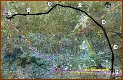 Libramiento Nor-Oriente de Toluca (1a etapa) N Entronque Autopista Toluca - Atlacomulco Paseo Tollocan Entronque Cerrillo- Aeropuerto Entronque Lerma Longitud: Datos técnicos 30 km.