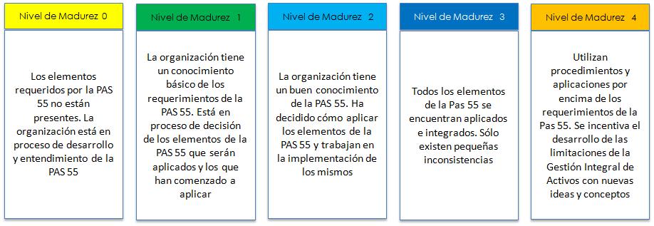 Niveles de Madurez Alineados al International Infrastructure Management Manual Algunos de los cambios requeridos pueden ser externos a la función de mantenimiento y fuera del control del responsable