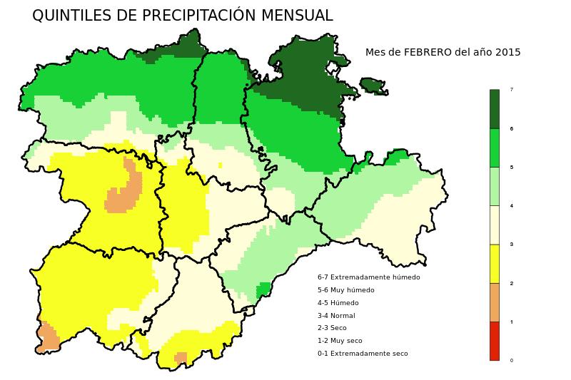 Información Climatológica Mensual de Castilla y León Febrero 215 AEMET Prohibida su
