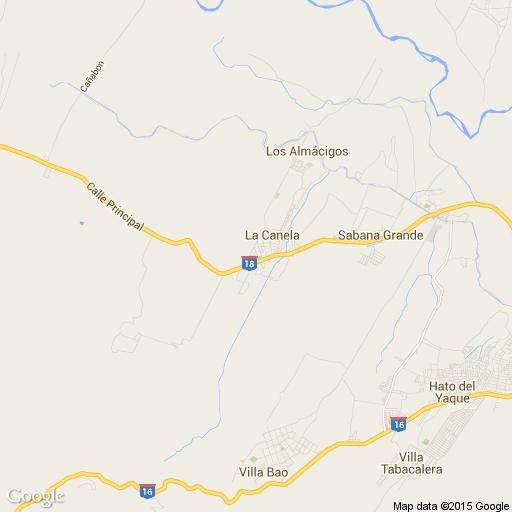 Localización y Área de influencia Las comunidades de Canela, Capilla, Piedra Gorda, Entrada Túnel, Túnel Adentro, Platanal, Los