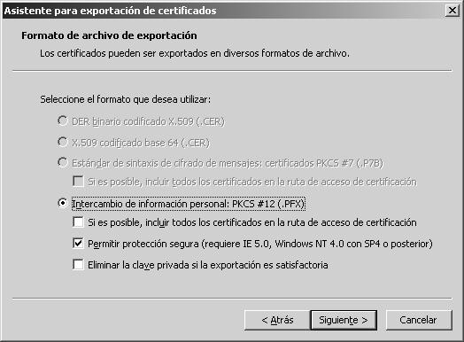 Realizar Copia de Seguridad del Certificado digital de la FNMT REALIZAR COPIA DE SEGURIDAD Se recomienda realizar una copia de seguridad del certificado electrónico, además, el fichero