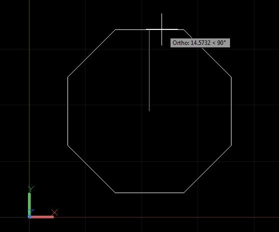 En este caso el polígono se define a partir del punto medio de su lado ya que al estar circunscrito este es tangente a la circunferencia virtual, y por ende en este caso el polígono se dibuja de