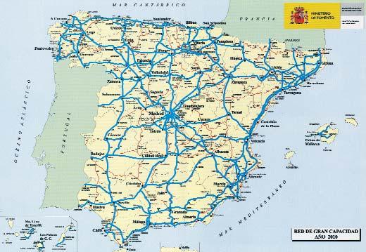 1.3 Plan de Infraestructuras del Estado El Ministerio de Fomento ha configurado un ambicioso Plan de Infraestructuras de comunicaciones para el conjunto del Estado español donde es especialmente