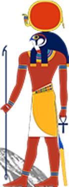 Ra Gran dios. A principios del Imperio era solo una divinidad solar más, pero hacia el año 2.400 a.c. se convirtió en el dios principal y protector de los faraones.