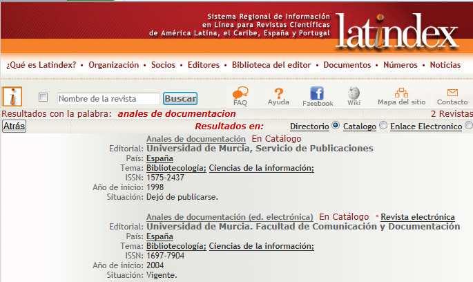 es/circ/ CIRC (2º edición 2011/12) se propone como objetivo la construcción de una clasificación de revistas científicas de Ciencias