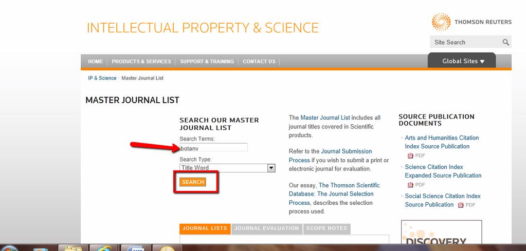 Visibilidad Master Journal List http://ip-science.thomsonreuters.com/cgi-bin/jrnlst/jloptions.cgi?pc=master Permite conocer si una revista está incluida en Web of Knowledge y en qué bases de datos se encuentra recogida.