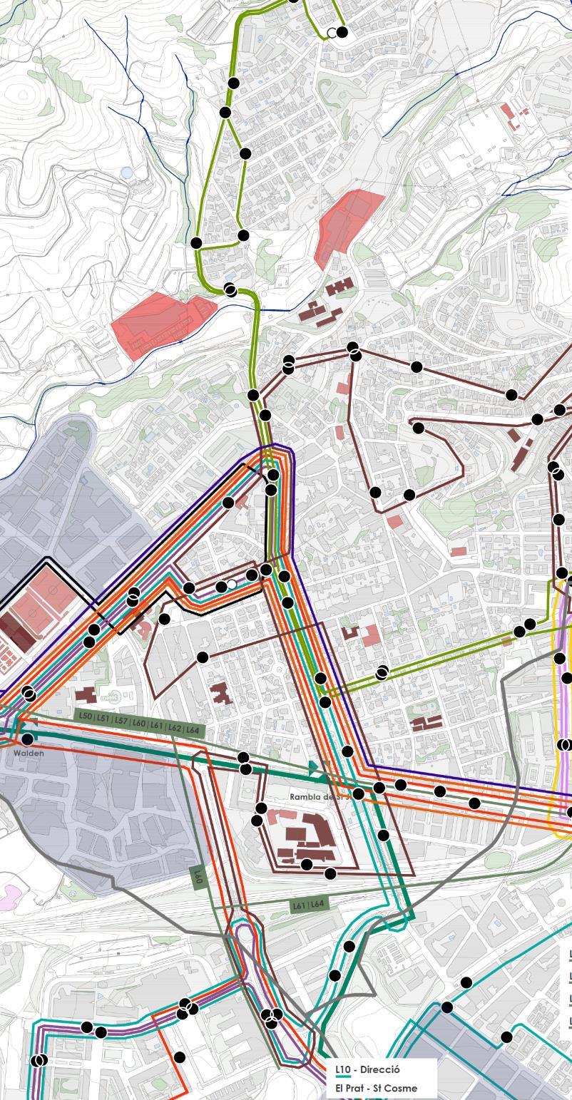 Revisió del Pla de Mobilitat Urbana Sostenible de Sant Just Desvern 2018-2024. Proposta 57 Actuacions 6.1. Continuar amb la instal lació de marquesines amb informació dinàmica sobre el servei 6.2. Augment de dels horaris de les línies JM i JT 6.