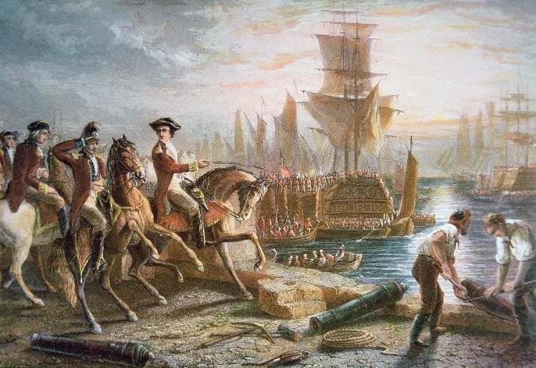 BATALLAS DESTACADAS El asedio de Boston El ejército de los colonos comandados por George Washington bloquearon Boston durante un año.