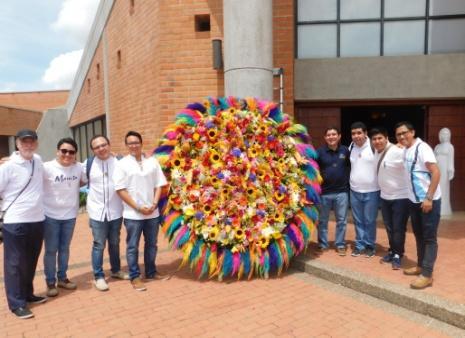 Colombia organizaron stands con productos gastronómicos