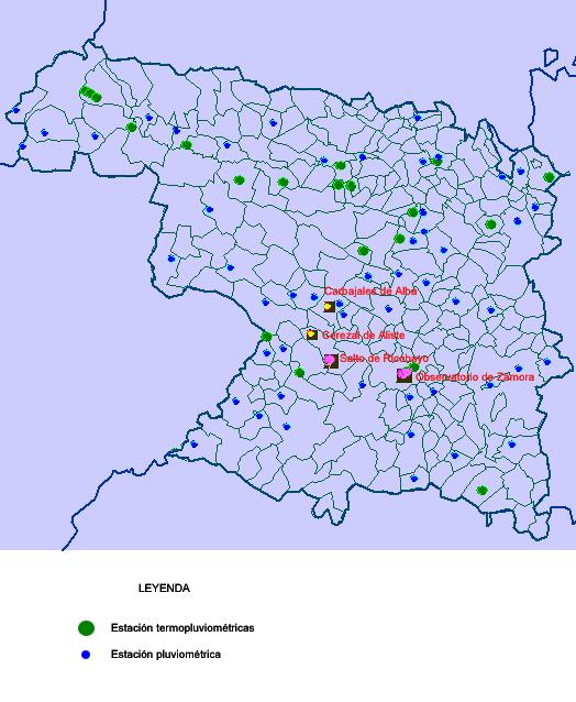 Mapa 1 Distribución de las Estaciones