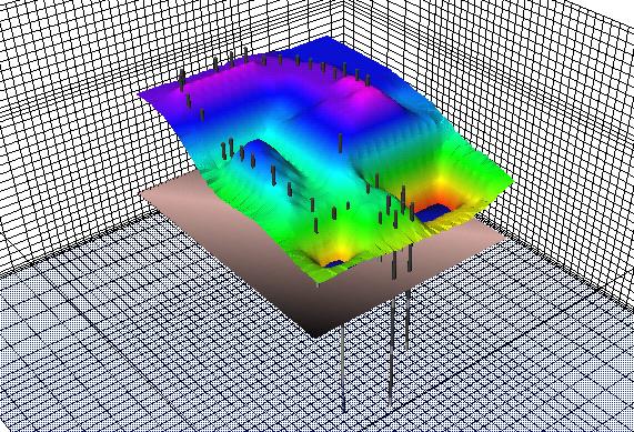 Modelo Tridimensional del Flujo del Gas en la Zona Vadosa LFG Wells SVI-1: Multi-level nested