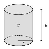 V r = πr 2 Volumen de un cilindro vertical A x = 4x 3 160x 2