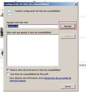 3.3.2 Internet Explorer Instalar CAPICOM Si al seleccionar Firmar, no hace nada el botón y puede salir un mensaje No se ha podido obtener el nombre del certificado : Puede