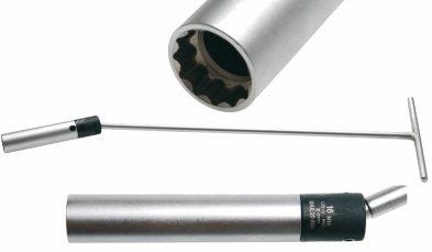 bujía articulada con torque limitado de 20 NM 550 mm largo 16 mm - Acero al cromo