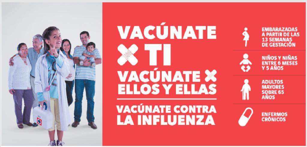 VACUNACIÓN Miércoles 14 de marzo se dará inicio en nuestra región a la campaña Influenza 2018. http://www.minsal.