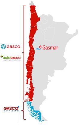 02 Empresa líder en Chile y Colombia con más de 160 años de Trayectoria Descripción de la Compañía Cobertura de Empresas Gasco Empresa líder en el abastecimiento, comercialización y distribución de