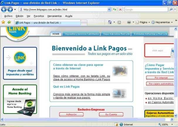 LINK PAGOS - www.linkpagos.com.