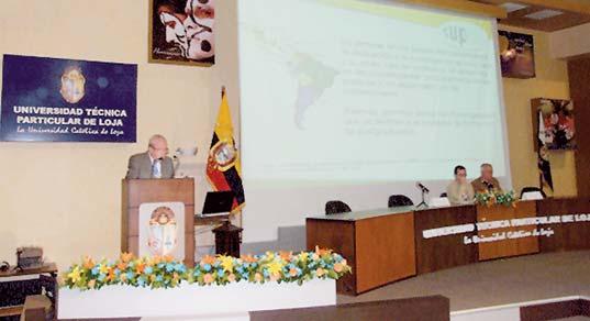 Educación Superior de Ecuador. El encuentro, que fue inaugurado por D. José Barbosa, rector-canciller de la UTPL, contó con la participación de D.