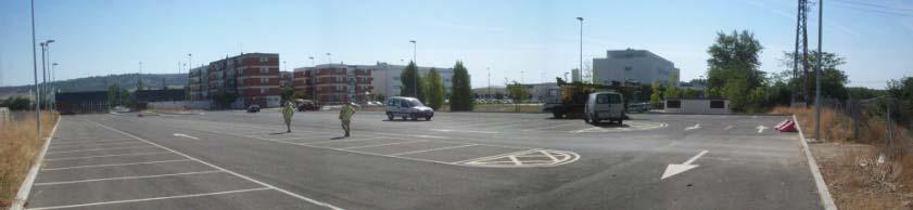 Imágenes del estado actual (aparcamiento asfaltado).