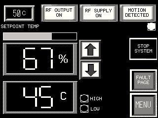 28 Controlador de temperatura por inducción BR 1 Modo manual Ver la figura 23. La pantalla de modo manual puede estar protegida por contraseña para limitar el acceso.