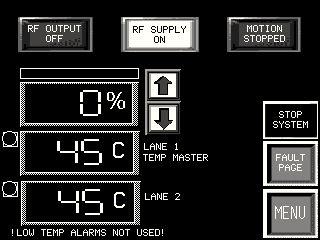 Controlador de temperatura por inducción BR 1 35 Modo manual Ver la figura 30. La pantalla de modo manual puede estar protegida por contraseña para limitar el acceso.