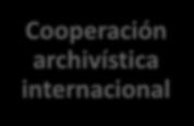 Cooperación archivística