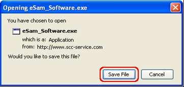 FIREFOX Pulsar en guardar fichero: Save File.
