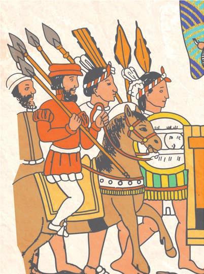 20 ISABEL BUENO BRAVO preparara unos escuadrones, con los que castigar su desobediencia, que nunca partieron de Tenochtitlan porque los recaudadores liberados por Cortés llegaron con su mensaje 18.