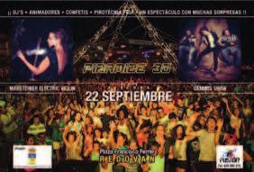 Viernes 22 de septiembre A partir de las 23:00 h. Gran disco móvil la PIRAMIDE SHOW, en Plaza Francisco Ferrer.