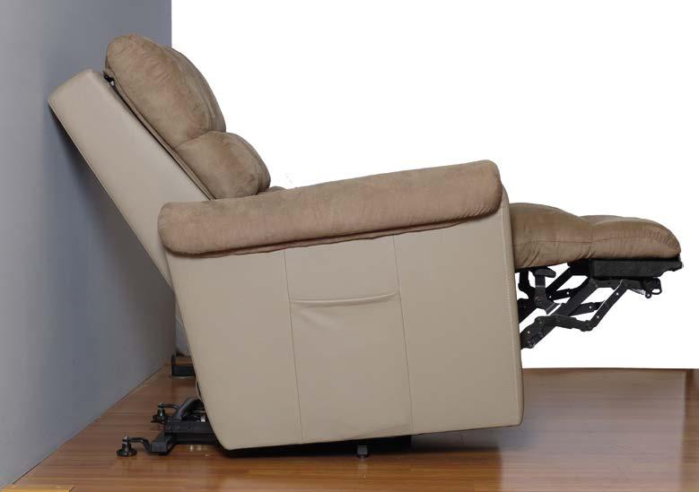 Respaldo ajustable en profundidad El Cosy Up es adecuado para personas de diferentes estaturas gracias a la profundidad ajustable del asiento.