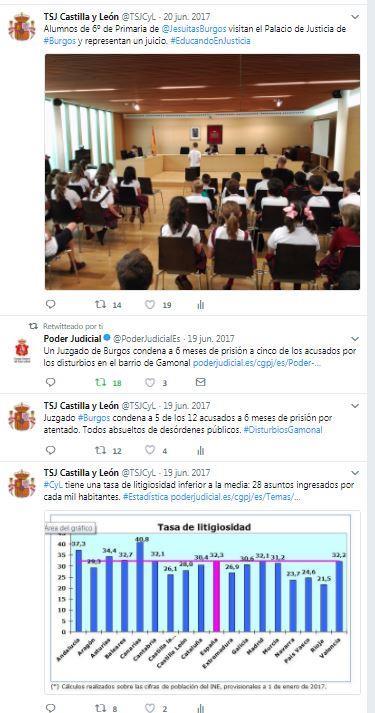 Tribunal Superior de Justicia de Castilla y León Oficina de Comunicación La Oficina de Comunicación del Tribunal Superior de Justicia de Castilla y León (TSJCyL) trabaja con los criterios