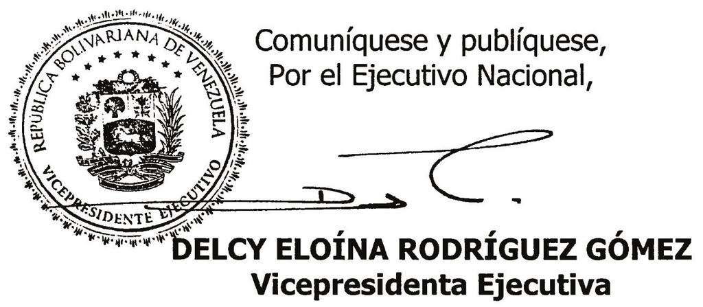 442.350 GACETA OFICIAL DE LA REPÚBLICA BOLIVARIANA DE VENEZUELA Viernes 13 de julio de 2018 VICEPRESIDENCIA DE LA REPÚBLICA PARA RELACIONES INTERIORES, JUSTICIA Y PAZ VICEPRESIDENCIA DE LA REPÚBLICA