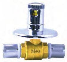 Adaptador de compresión a tubo de cobre Adaptador de compressão 6 - Cu - 22Cu 2-22Cu unidades cajita pequeña 36 8 288 44
