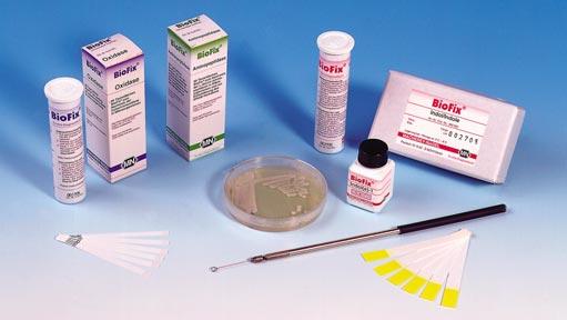 Papeles y tiras de ensayo BioFix para diagnósticos microbiológicos BioFix son tiras de ensayo para diagnóstico in vitro.